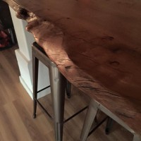 handcrafted bar-live edge