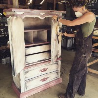 soap Sally transforming armoire